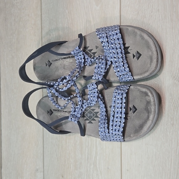 Skechers Women Reggae Slim Outdoor Sandals Flats shoes sz 8 - Picture 4 of 12